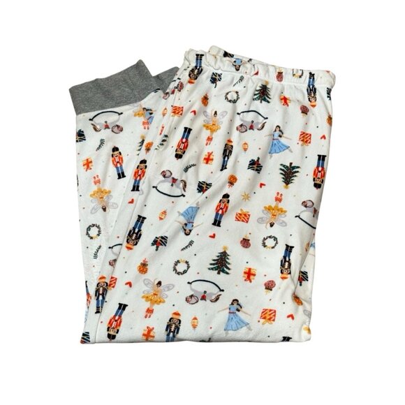 Cuddle Duds Fleece Pajamas PJ 2 Pc set Christmas Holiday Nutcracker Womens Sz 1X - Picture 11 of 11